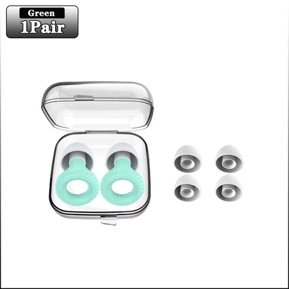 Soundproof Silicone Sleep Earplugs – 20 Pairs Noise-Cancelling Ear Plugs for Sleep, Study & Focus