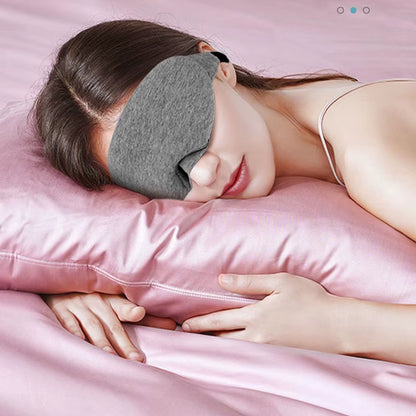 Cotton Sleep Eye Mask – Soft Light-Blocking Blindfold for Sleep & Travel