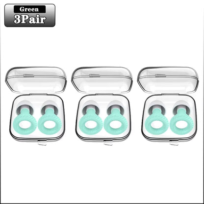 Soundproof Silicone Sleep Earplugs – 20 Pairs Noise-Cancelling Ear Plugs for Sleep, Study & Focus