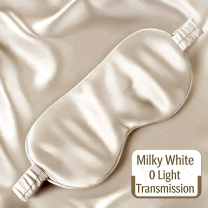 Silk Sleep Mask – Pressure-Free, Adjustable & Breathable Blackout Eye Mask for Restful Sleep