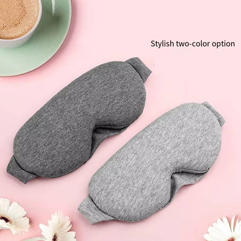 Cotton Sleep Eye Mask – Soft Light-Blocking Blindfold for Sleep & Travel
