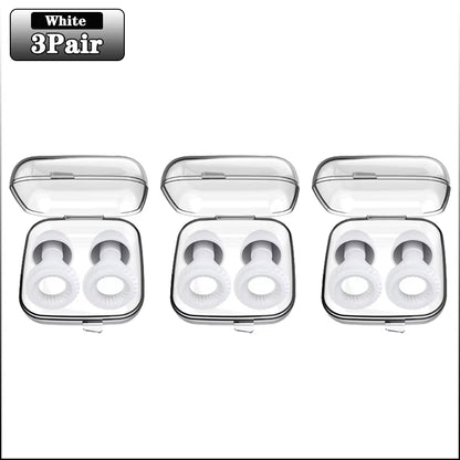 Soundproof Silicone Sleep Earplugs – 20 Pairs Noise-Cancelling Ear Plugs for Sleep, Study & Focus