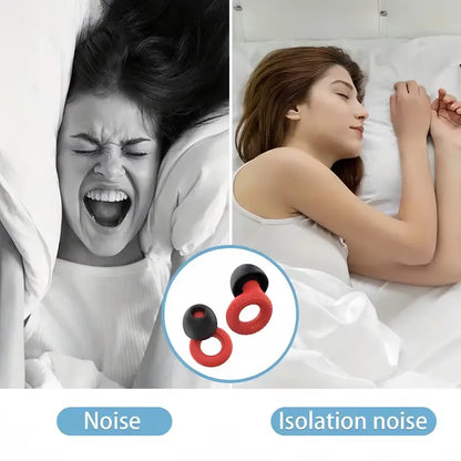 Soundproof Silicone Sleep Earplugs – 20 Pairs Noise-Cancelling Ear Plugs for Sleep, Study & Focus
