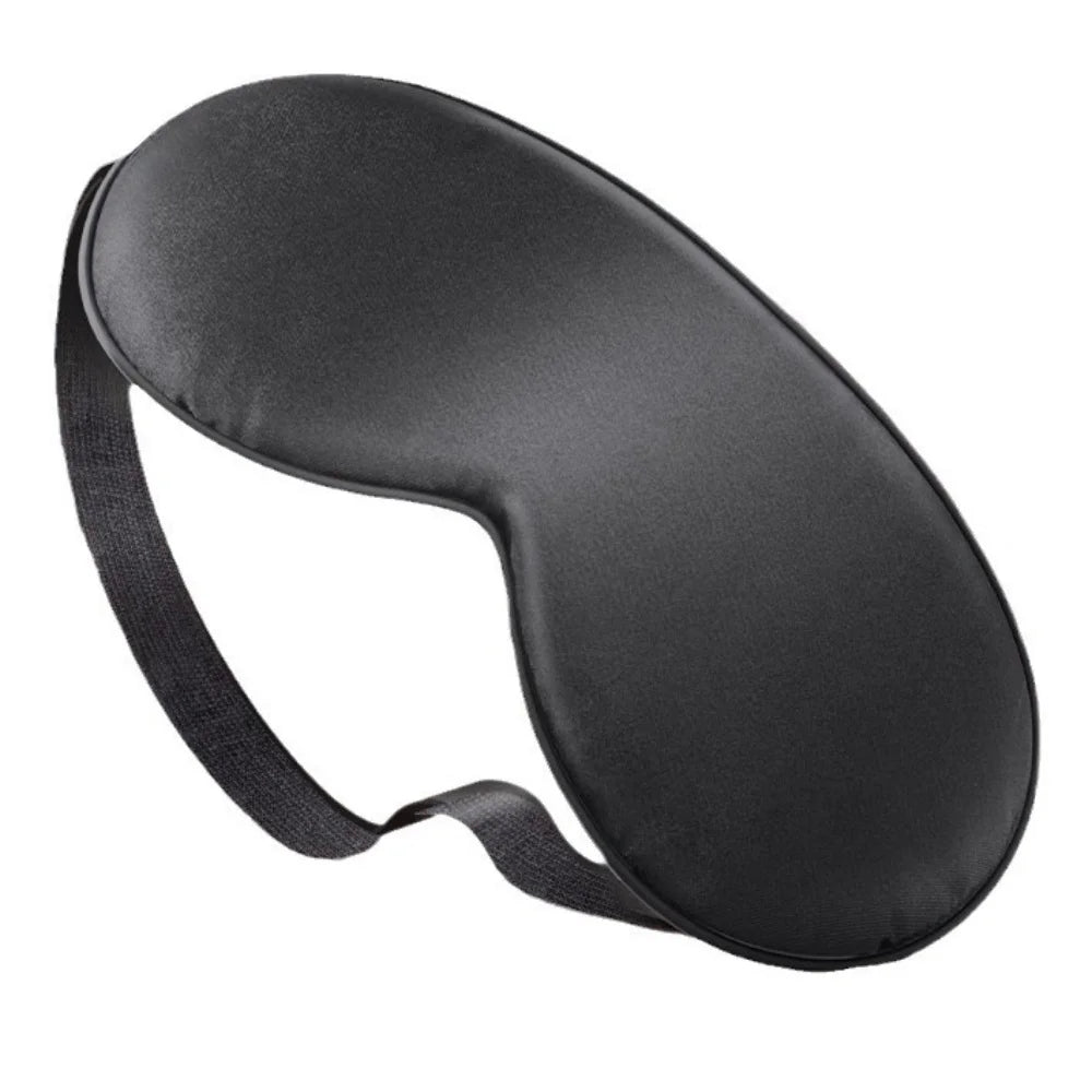 Silk Sleep Mask – Pressure-Free, Adjustable & Breathable Blackout Eye Mask for Restful Sleep