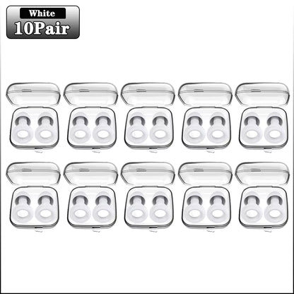 Soundproof Silicone Sleep Earplugs – 20 Pairs Noise-Cancelling Ear Plugs for Sleep, Study & Focus