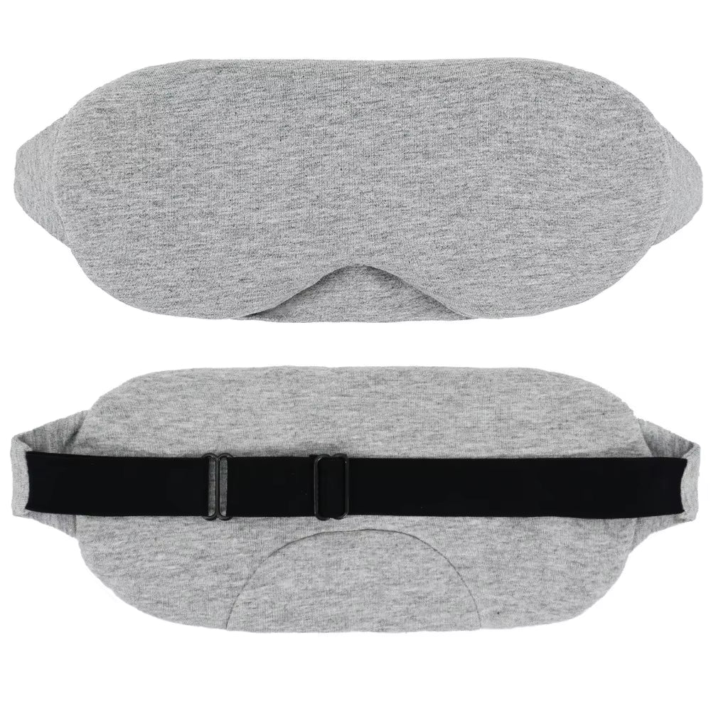 Cotton Sleep Eye Mask – Soft Light-Blocking Blindfold for Sleep & Travel