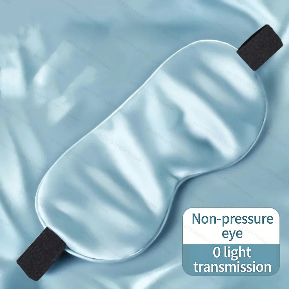 Silk Sleep Mask – Pressure-Free, Adjustable & Breathable Blackout Eye Mask for Restful Sleep